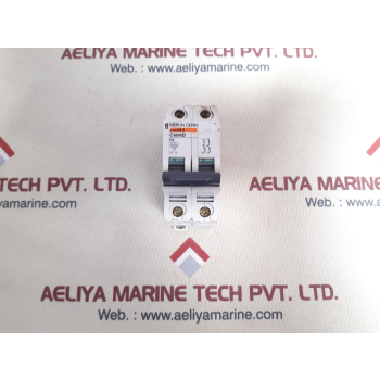 Merlin gerin c60hd d2 2pole circuit breaker
