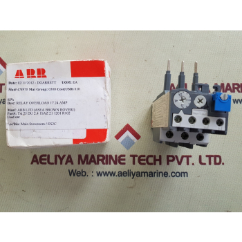Abb ta25du 2.4 overload relay