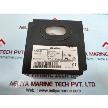 Siemens lal2.25 burner program controller 220-240v