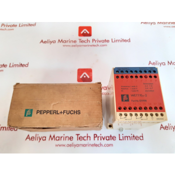 Pepperl+fuchs we77/ex-2 switch amplifier 129198